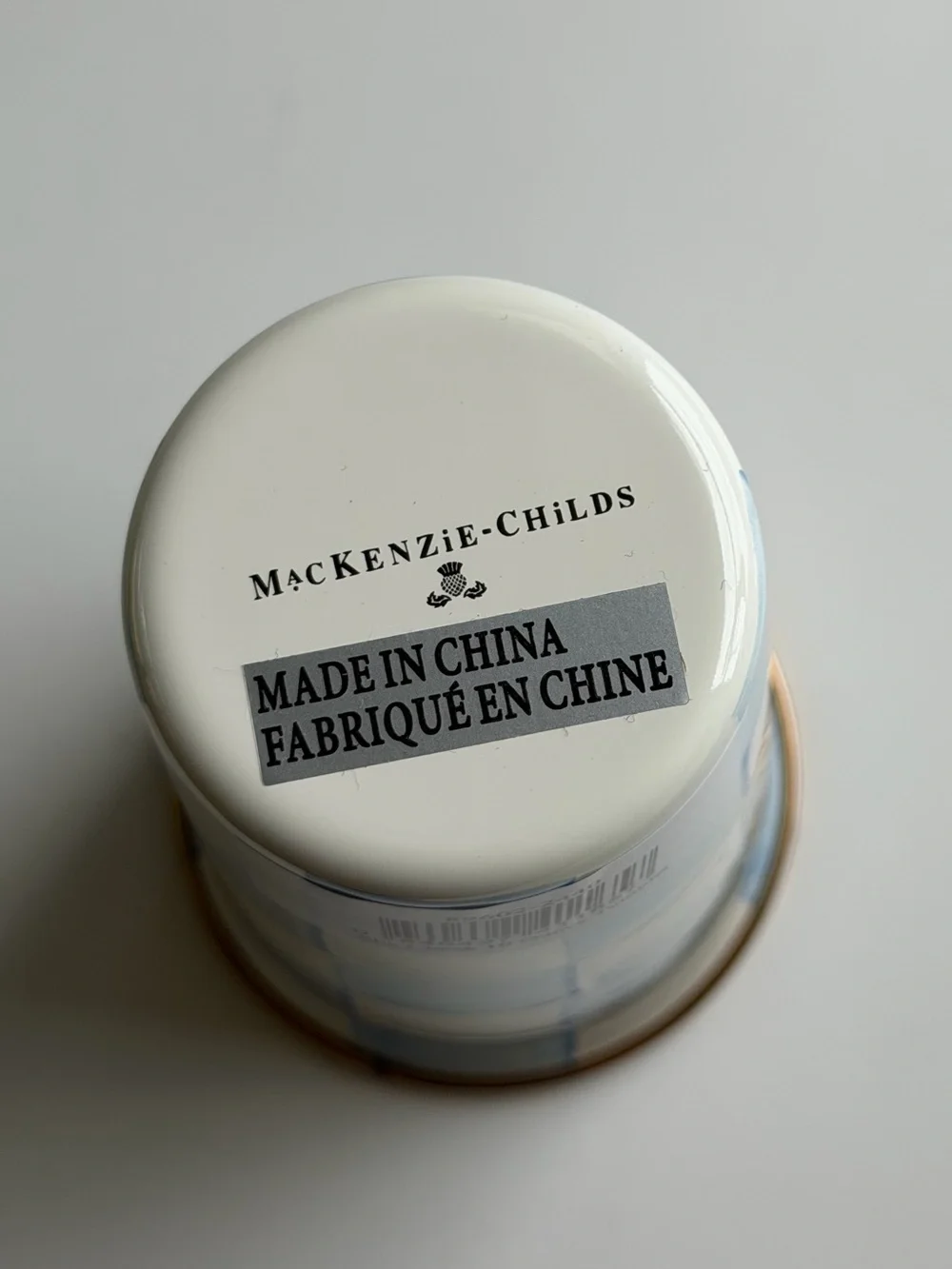 MacKenzie-Childs Sky Check 10 Ounce Tumbler